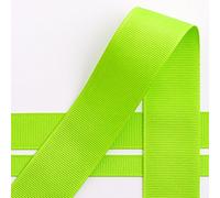 Italian Options Grosgrain Ribbon 25mm, Strong Plain Lime Green Ribbon for Bows, Wedding, Crafting, Sewing, Hair Accessories, Gift Wrap, 25 mm x 10 Metre Roll, Lime