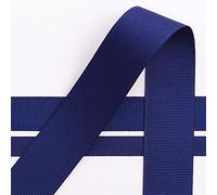 Italian Options Grosgrain Ribbon, 25mm x 10 Metre Roll, Navy