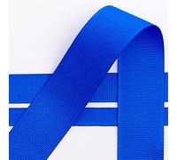Italian Options Grosgrain Ribbon 25mm, Strong Plain Royal Blue Ribbon for Bows, Wedding, Crafting, Sewing, Hair Accessories, Gift Wrap, 25 mm x 10 Metre Roll, Royal Blue