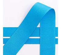 Italian Options Grosgrain Ribbon 38mm, Strong Plain Blue Ribbon for Bows, Wedding, Crafting, Sewing, Hair Accessories, Gift Wrap, 38 mm x 10 Metre Roll, Turquoise