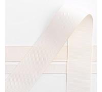 Italian Options Grosgrain Ribbon, 38mm x 10 Metre Roll, Cream