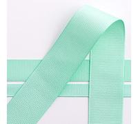 Italian Options Grosgrain Ribbon 38mm, Strong Plain Mint Green Ribbon for Bows, Wedding, Crafting, Sewing, Hair Accessories, Gift Wrap, 38 mm x 10 Metre Roll, Mint Green