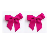 Italian Options Grosgrain Ribbon Bows Self Adhesive 12-Piece Pack, 5 cm Bow Width, Cerise (Pack of 2)