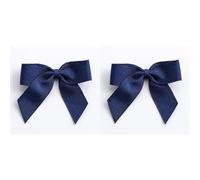 Italian Options Grosgrain Ribbon Bows Self Adhesive 12-Piece Pack, 5 cm Bow Width, Navy (Pack of 2)