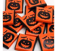 Italian Options Halloween Pumpkin Trick or Treat Milk Chocolate Neapolitans, 25 Chocolates, Orange
