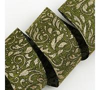 Hessian Christmas Ribbon 38mm x 10M