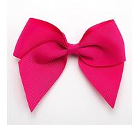 Italian Options Large Grosgrain Ribbon Bows Self Adhesive 6-Piece Pack, 10 cm Bow Width, Cerise