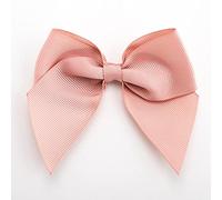 Italian Options Large Grosgrain Ribbon Bows Self Adhesive 6-Piece Pack, 10 cm Bow Width, Rose Gold