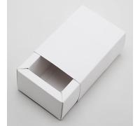 Italian Options Luxe Sleeve White Gift Boxes, Premium, Food-Safe, Empty Gift Box for Sweets, Macarons, Brownies, Chocolates, Cookies, Cardboard Bakery Boxes, 10-Pack, 160 x 50 x 50 mm, Fibra White