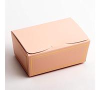 Italian Options Luxury Ballotin Wedding Favour Boxes, Empty Small Gift Boxes for Handmade Chocolates, Biscuits, Food-Safe Treat Box for Fudge, Truffles, Gifts, 10-Pack, 70 x 45 x 30 mm, Elegance Pink