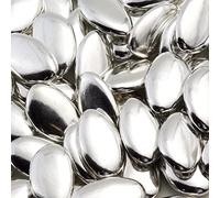 Italian Options Luxury Dark Chocolate Dragees, Sugar Shell Mini Chocolates, Wedding Favours for Guests, Baby Showers, Christenings, Valentines, Gifts, and Party Bags, Retro Sweets, 1 Kg, Silver