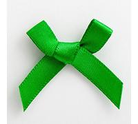 Italian Options Satin Craft Bows 100-Piece Pack, 3 cm Bow Width, Emerald