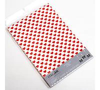 Italian Options Non-Shed Glitter Cardstock Paper, Sturdy Glitter Card for Electronic Die-Cutter Machines, Christmas Crafts and Card Making Supplies, 10 Coloured Sheets, A4, 250gsm, Love Hearts