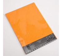 Italian Options Non-Shed Glitter Cardstock Paper, Sturdy Glitter Card for Electronic Die-Cutter Machines, Christmas Crafts and Card Making Supplies, 10 Coloured Sheets, A4, 250gsm, Orange