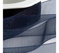 Italian Options Organza Chiffon Ribbon, 15mm x 20 Metre Roll, Dark Blue