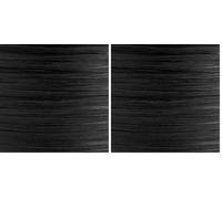 Italian Options Paper Raffia Ribbon 7mm x 100M - Black (Pack of 2)