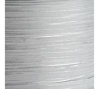 Italian Options Paper Raffia Ribbon 7mm x 100M - Metallic Silver