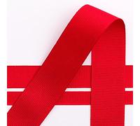 Italian Options - Premium Grosgrain - Red - 25mm x 10 Metre Rolls