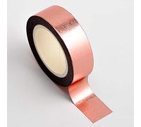 Italian Options Rose Gold Foil Adhesive Washi Tape (15mm x 10 Metre)