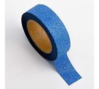 Italian Options Sapphire Glitter Washi Adhesive Tape (15mm x 10 Metre)