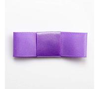 Italian Options Satin Ribbon Bows, Modern, Flat, Self Adhesive Mini Bow Decorations for Crafts, Gifts, Sewing, Hair Bow, Wedding Stationery, Floristry, Cakes, Crafting, Lilac, 12 Pack, 5cm