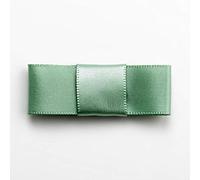 Italian Options Flat Satin Bows Self Adhesive 12-Piece Pack, 5 cm Bow Width, Sage Green