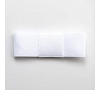 Italian Options Flat Satin Bows Self Adhesive 12-Piece Pack, 5 cm Bow Width, White