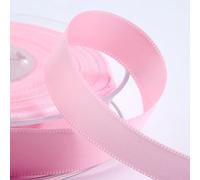 Italian Options Satin Ribbon, Fabric Ribbons for Gift Wrapping, Crafting, Balloons, Wedding Car, Presents, Cake, Christmas, Birthday, Gift Wrap Accessories, 10mm Wide x 25 Metre Roll, Pale Pink