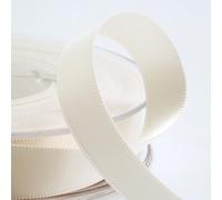 Italian Options Satin Ribbon, Fabric Ribbons for Gift Wrapping, Crafting, Balloons, Wedding Car, Presents, Cake, Christmas, Birthday, Gift Wrap Accessories, 3mm Wide x 50 Metre Roll, Ivory