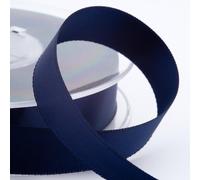 Italian Options Satin Ribbon, Fabric Ribbons for Gift Wrapping, Crafting, Balloons, Wedding Car, Presents, Cake, Christmas, Birthday, Gift Wrap Accessories, 10mm Wide x 25 Metre Roll, Navy