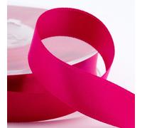 Italian Options - Satin Ribbon - Premium Double Sided - Cerise - 6mm x 25 Metre Rolls