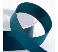 Italian Options - Satin Ribbon - Premium Double Sided - Teal - 25mm x 25 Metre Rolls