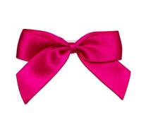 Italian Options Satin Ribbon Bows Self Adhesive 12-Piece Pack, 5 cm Bow Width, Cerise