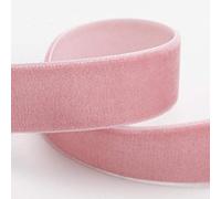 Velvet Ribbon 16mm x 10M - Vintage Pink