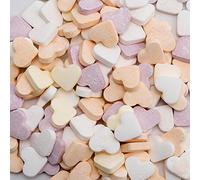 Italian Options SugarFree Mini Fruit Heart Sweets, Dextrose Fruit Hearts, Wedding Favours for Guests, Baby Shower,Christenings,Gifts, Suitable for Diabetics, 17x15mm,1Kg Approx 1000 Per Pack, Assorted