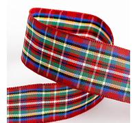 Italian Options Tartan Ribbon 25mm x 10M - Traditional Highland