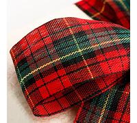 Tartan Ribbon 25mm x 15m