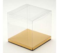 Italian Options Transparent Box - 120x12x120mm - 10 Pack - Wedding Cake Box