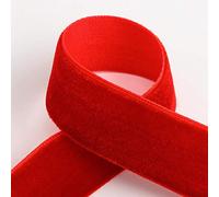 Velvet Ribbon 16mm x 10 Metres - Red