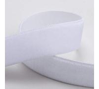 Velvet Ribbon 25mm x 10M - White