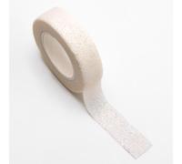 Italian Options White Sparkle Glitter Adhesive Washi Tape (15mm x 5 Metre)