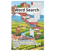 Italian Places Word Search Book: Puzzles About Italian Cities, Areas and Places | Size 6*9 Inches, 44 Pages | 24 Puzzles...Gifts for Vacations ,Holiday and Free Times