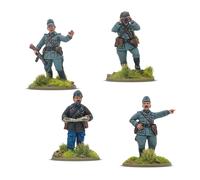Warlord Games Italian Army Platoon Commanders - 28mm Scale Resin Miniatures for Bolt Action Highly Detailed World War 2 Miniatures