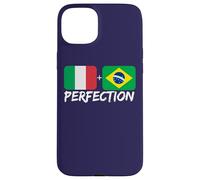 Italian Plus Brazilian Perfection Heritage Flag Case for iPhone 15 Plus