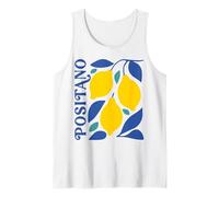 Italian Positano Lemon Amalfi Coast Citrus Tank Top