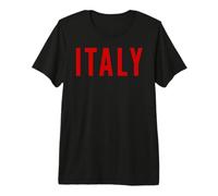 Italian Pride Red Bold Italy Premium T-Shirt