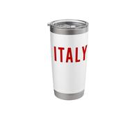 Italian Pride Red Bold Italy Stainless Steel Insulated Tumbler