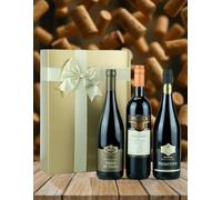 Italian Red Wine Gold Gift Trio