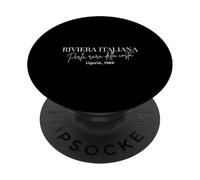 Italian Riviera rare pearl of the coast Liguria 1989 Italia PopSockets Adhesive PopGrip