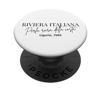 Italian Riviera rare pearl of the coast Liguria 1989 Italia PopSockets Adhesive PopGrip